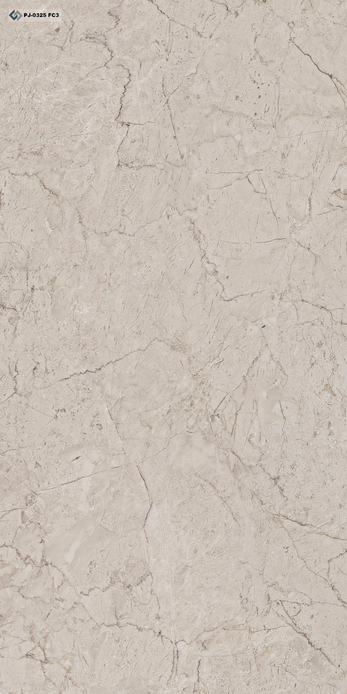 PJ - 0325 Marmore Crema Fóssil - 4 Faces - 80x160cm