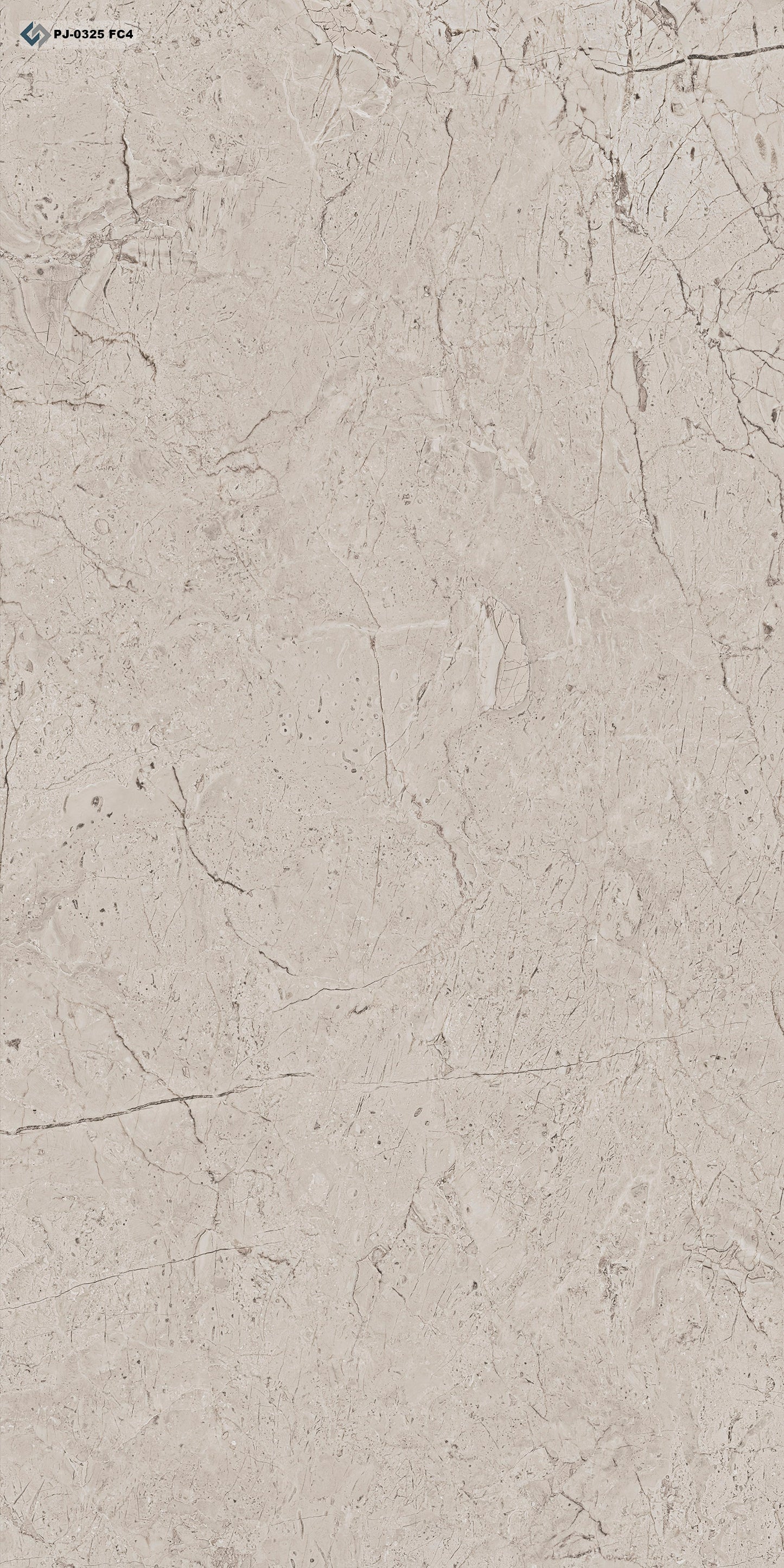 PJ - 0325 Marmore Crema Fóssil - 4 Faces - 80x160cm