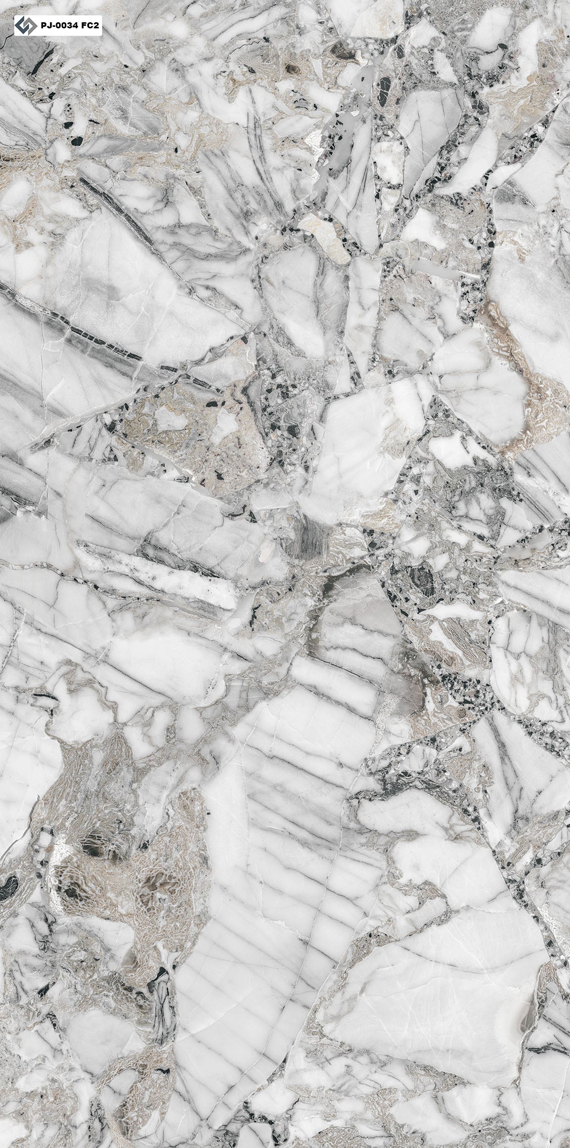 PJ-0034 Gre di Sardegna - 4 Faces - 80cm x 160cm