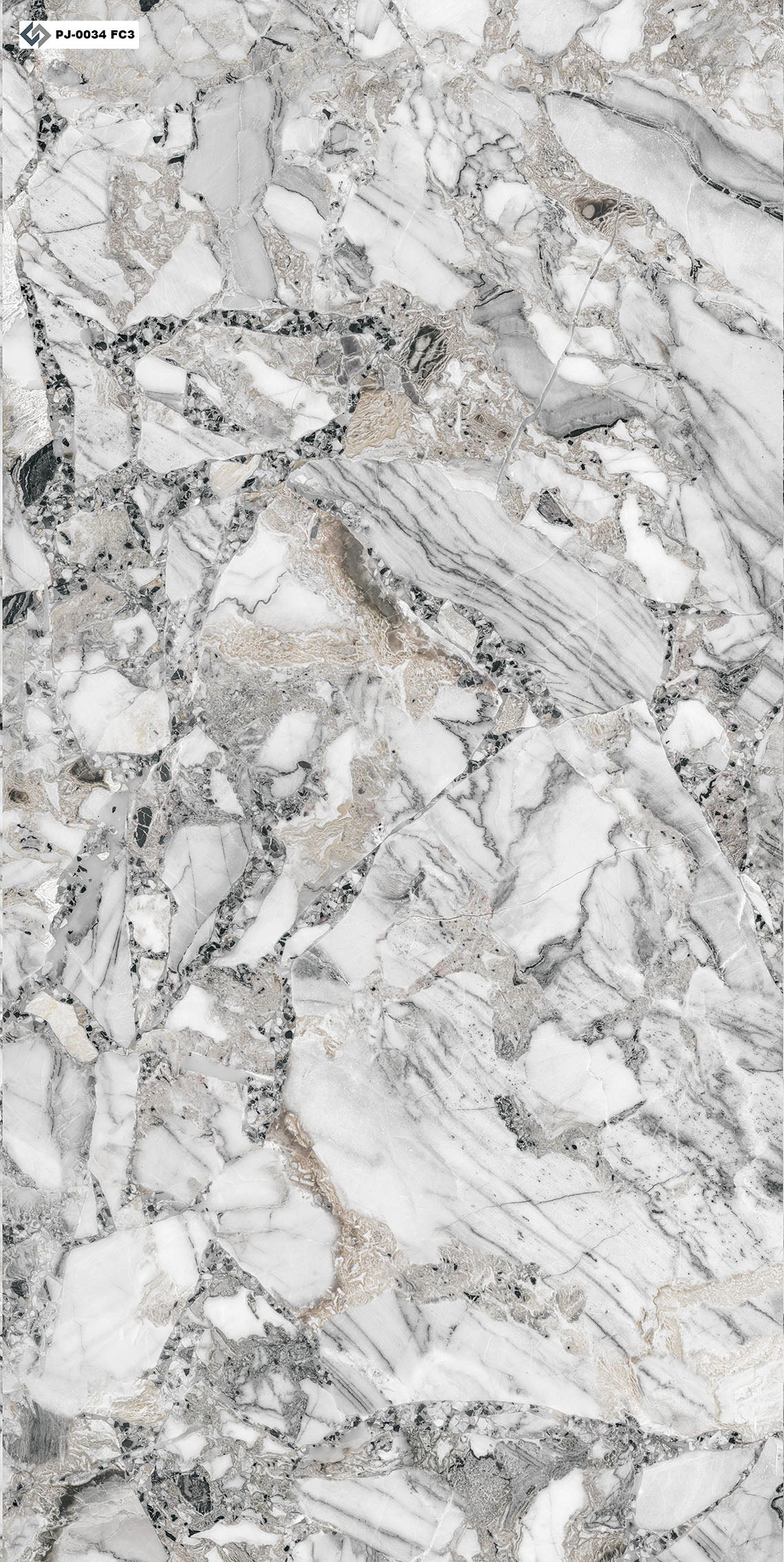 PJ-0034 Gre di Sardegna - 4 Faces - 80cm x 160cm