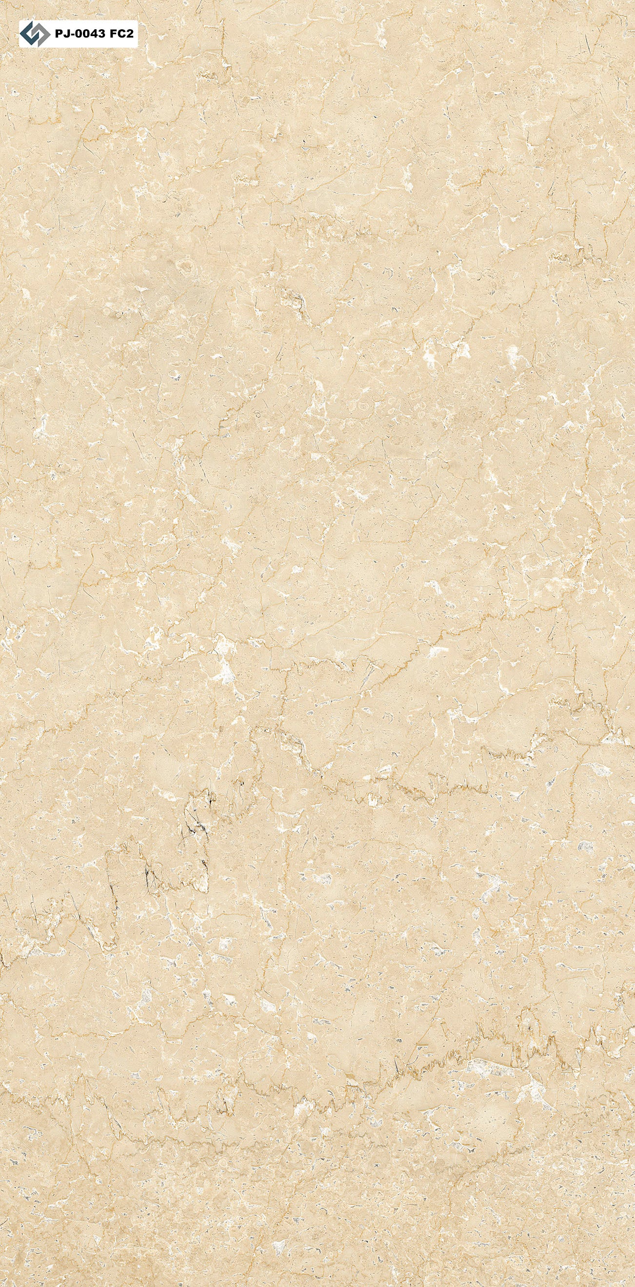 PJ-0043 Marmore Crema - 4 Faces - 65cm x 130cm