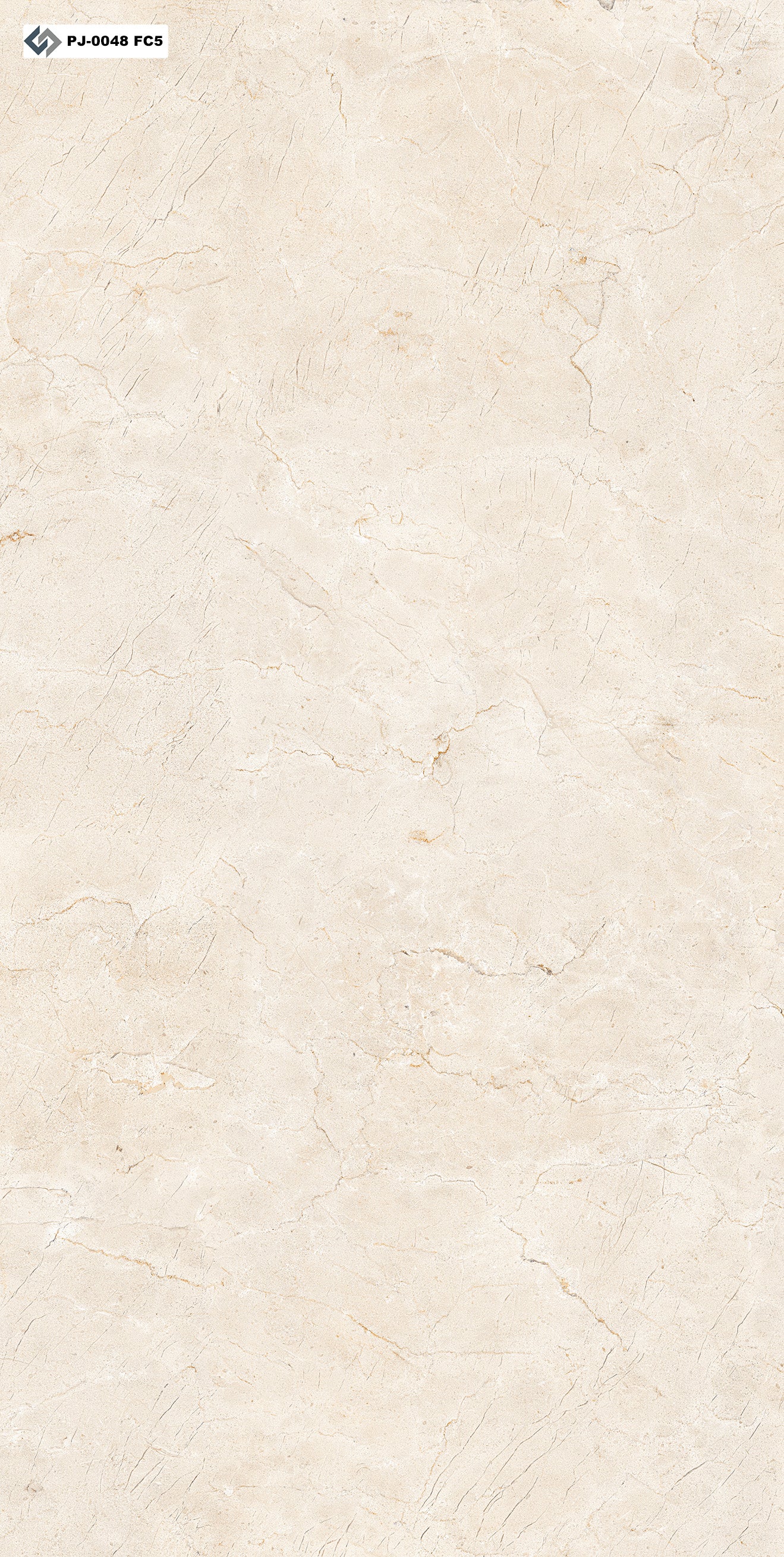PJ-0048 Crema Marfil- 6 Faces - 65cm x 130cm