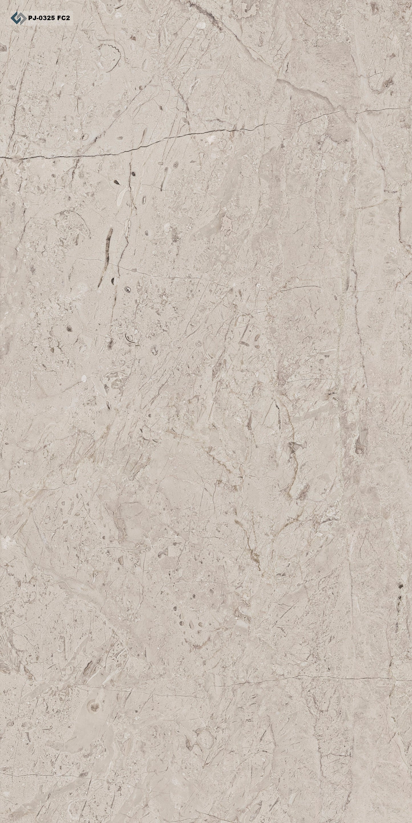 PJ - 0325 Marmore Crema Fóssil - 4 Faces - 80x160cm